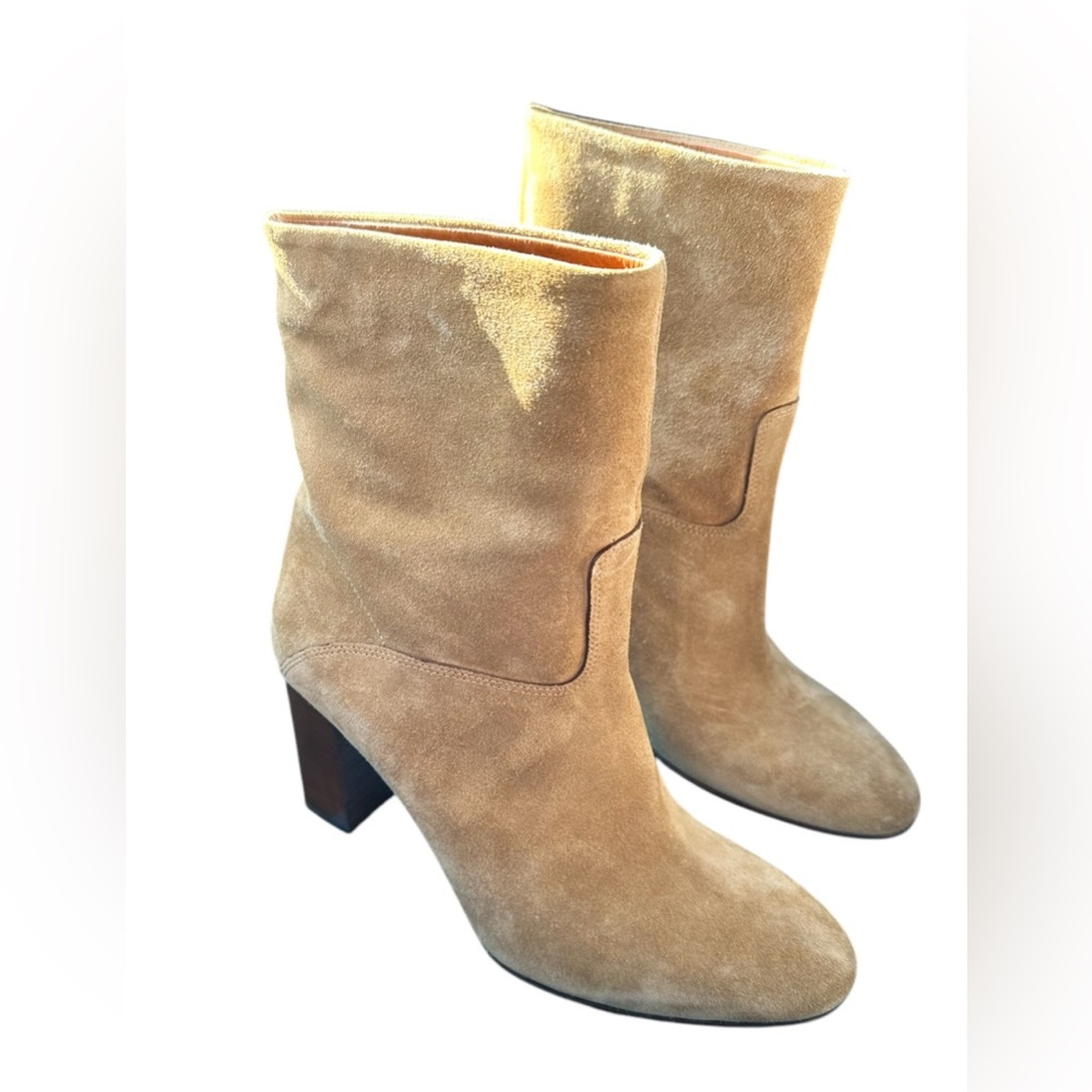 Polo Ralph Lauren Women's Brown Brindley Suede Boots SIZE 9 *READ  GORGEOUS NWOB - Picture 4 of 7